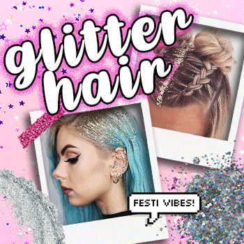 Glitter Hair: #HowTo with Barry M